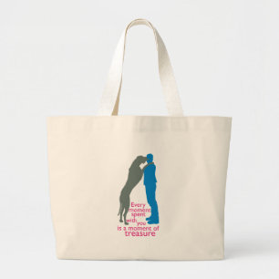 Time with your Dane Large Tote Bag