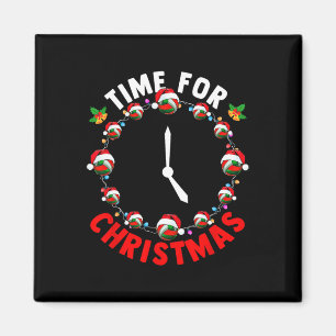 Time Xmas Costume Volleyball Equipment As Clock Fu Magnet