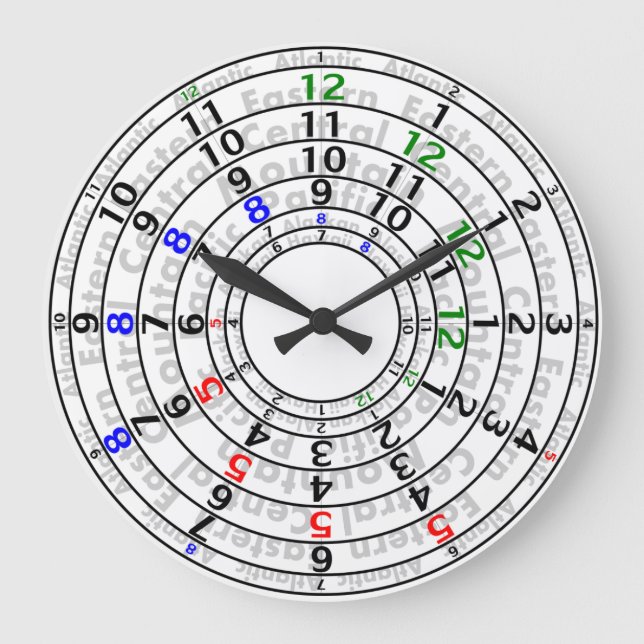 Time Zone Clock (Front)