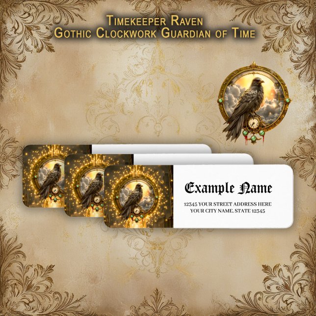Timekeeper Raven – Gothic Clockwork  (Creator Uploaded)