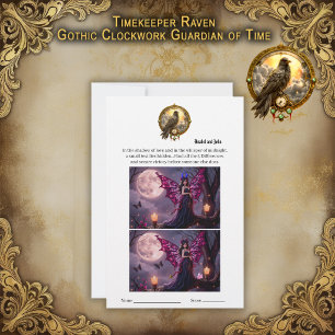 Timekeeper Raven – Gothic Clockwork