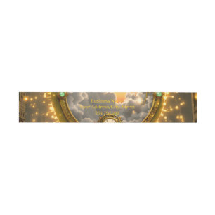 Timekeeper Raven – Gothic Clockwork Invitation Belly Band