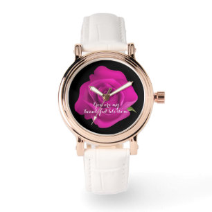 Timeless Anniversary Gift for Her - Velvet Rose  Watch