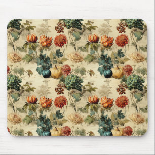 Timeless Autumn Harvest in Warm Muted Tones Mouse Pad
