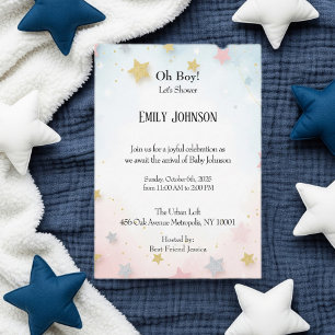 Timeless Baby Shower Invite for Her or Him