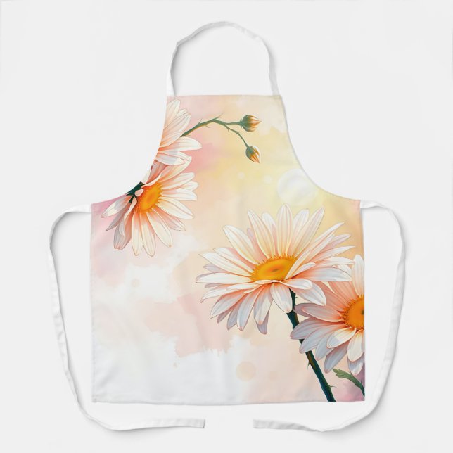 Timeless Beauty: Flowers in Full Bloom 🌸✨ Apron (Front)