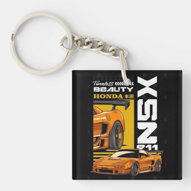 Timeless Beauty — Honda NSX Sweater Key Ring (Front)