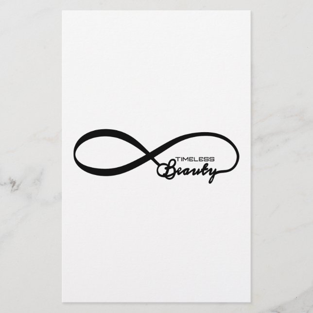 Timeless Beauty Infinite Stationery (Front)