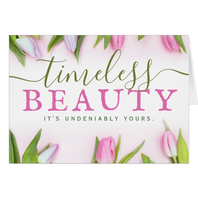 Timeless Beauty. It's Undeniably Yours. (Front Horizontal)