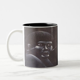 Timeless Beauty Two-Tone Coffee Mug