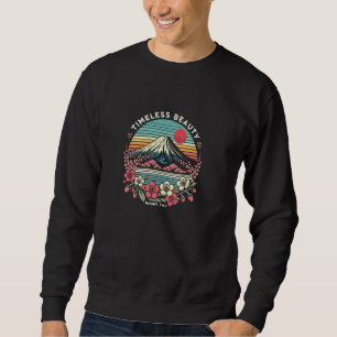 Timeless Beauty - Vintage Mount Fuji Japanese Land Sweatshirt