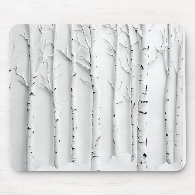 Timeless Birch Mouse Pad (Front)
