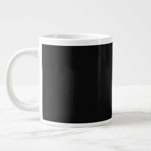 Timeless Black CUSTOMIZABLE Large Coffee Mug