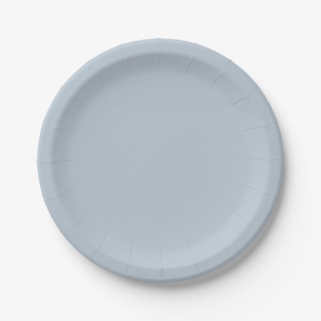 Timeless - Blue Mist Paper Plates (Front)
