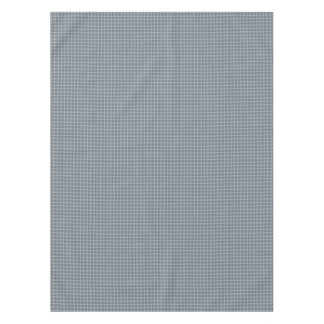 Timeless Blue Plaid Round Throw Pillow Tablecloth