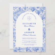 Timeless Blue White Porcelain Wedding