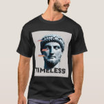 Timeless Bust Glitch Art T-Shirt – Retro-Pink Dad<br><div class="desc">Make a bold statement with this pink-hued timeless statue tee. For the dad who loves art,  design,  and retrofuturistic flair.
Occasions: Birthdays,  casual gifts,  Father’s Day</div>