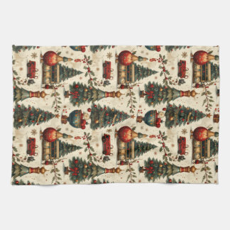 Timeless Christmas Vibes Tea Towel