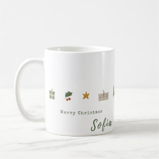 Timeless Christmas Wish Coffee Mug Design