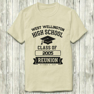 Timeless Classic Varsity High School Class Reunion T-Shirt