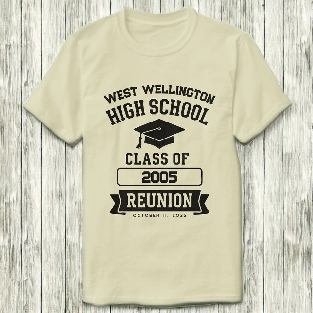 Timeless Classic Varsity High School Class Reunion T-Shirt (Creator Uploaded)