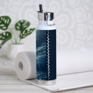 Timeless - Deep Waters Aesthetic Quote Water Bottle