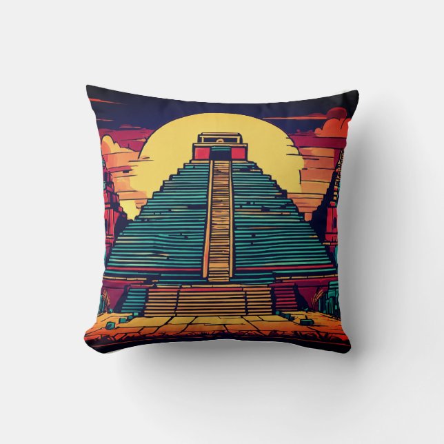 Timeless Design and History of Ancient Art Cushion (Front)