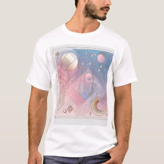 Timeless Elegance Abstract Design T-Shirt