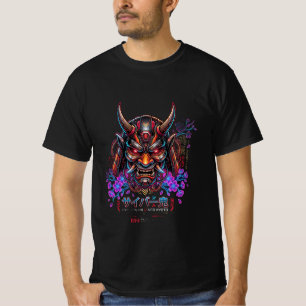 Timeless Elegance Cyber Oni Mask T-Shirt