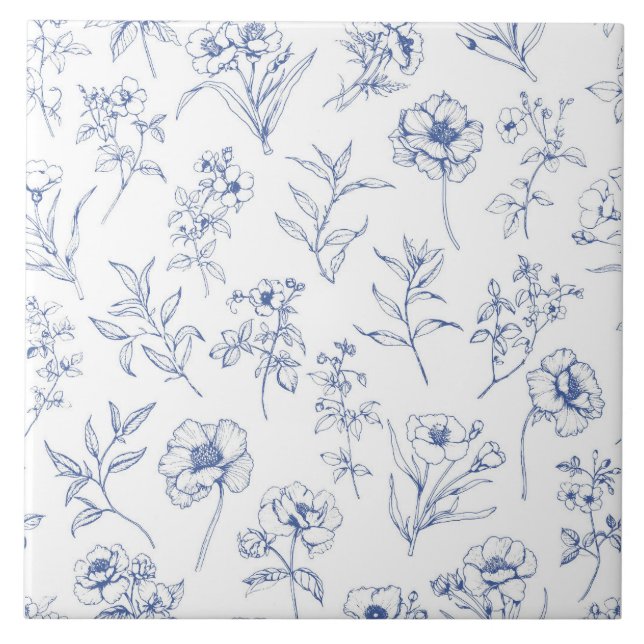 Timeless Elegance Pattern  Tile (Front)