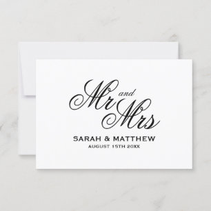 Timeless elegance RSVP wedding response cards