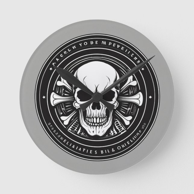 Timeless Elegance: Watch-Inspired Wall Clock Desig (Front)