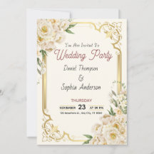Timeless Elegance Wedding Invitation