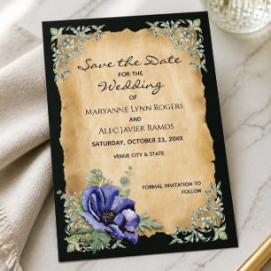 Timeless Elegance Wedding Save the Date Card