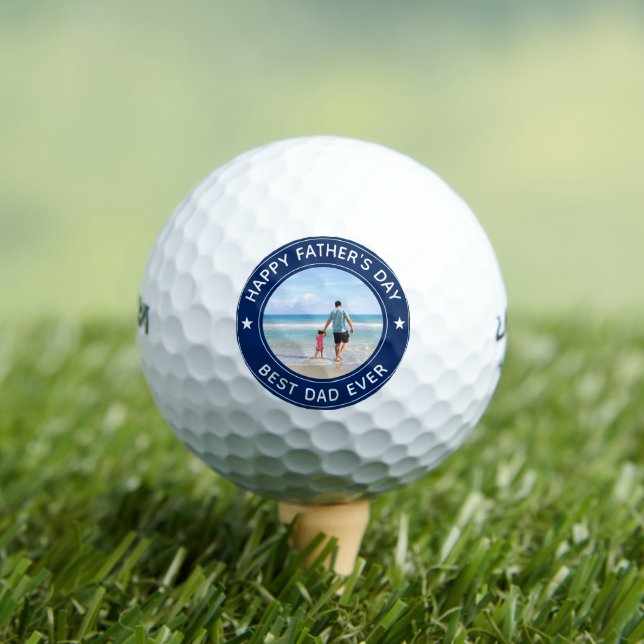 Timeless Fathers Day Golf Balls Classic Design (Insitu Tee)