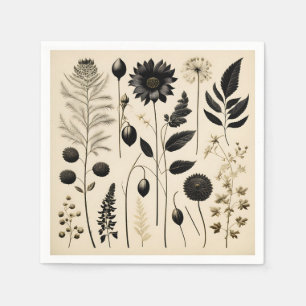 Timeless Floral Botanical Napkin