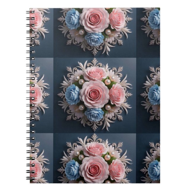 Timeless Flower arrangement for her Notebook (Front)