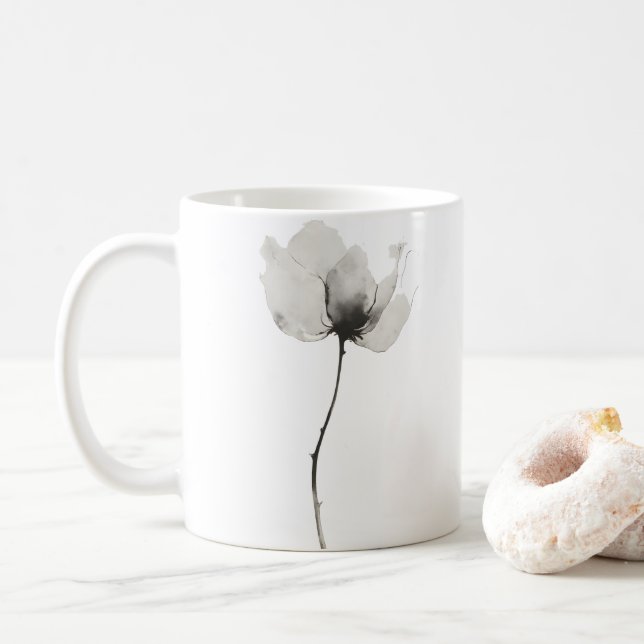 Timeless Flower Coffee Mug (With Donut)