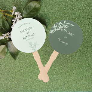 Timeless Flower Wedding  Hand Fan
