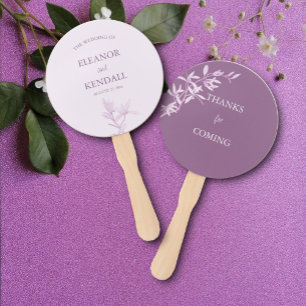Timeless Flower Wedding  Hand Fan