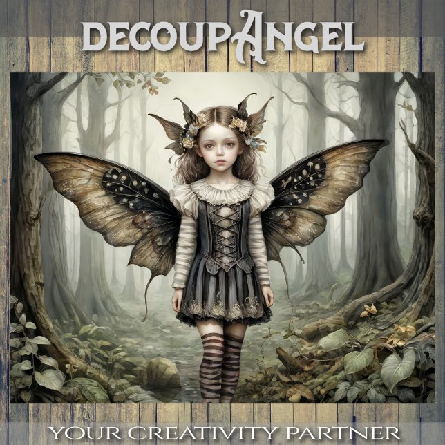 Timeless Forest Fairy - Decoupage -  Tissue Paper (Creator Uploaded)