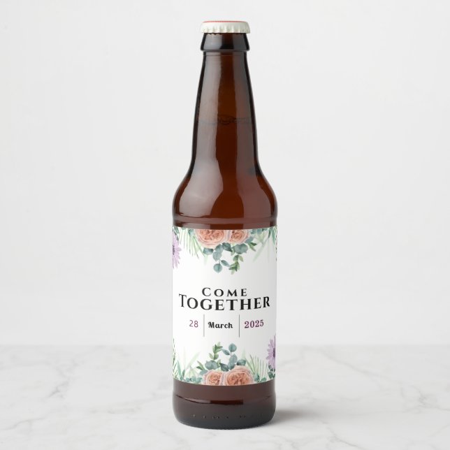 Timeless Friendship Beer Bottle Label (Front)