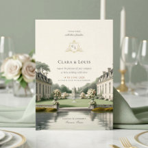 Timeless Garden | French Château Monogram Wedding
