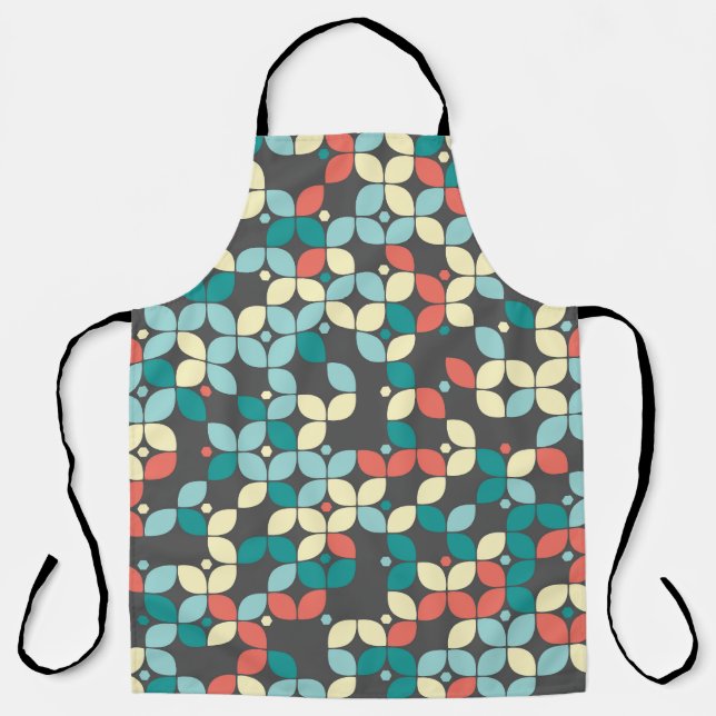 Timeless geometric seamless pattern, abstract desi apron (Front)