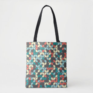 Timeless geometric seamless pattern, abstract desi tote bag