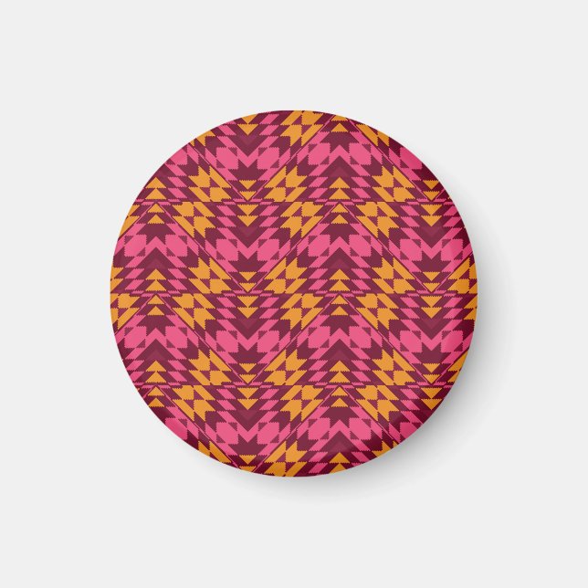 Timeless Geometric: Seamless Pattern Magnet (Front)