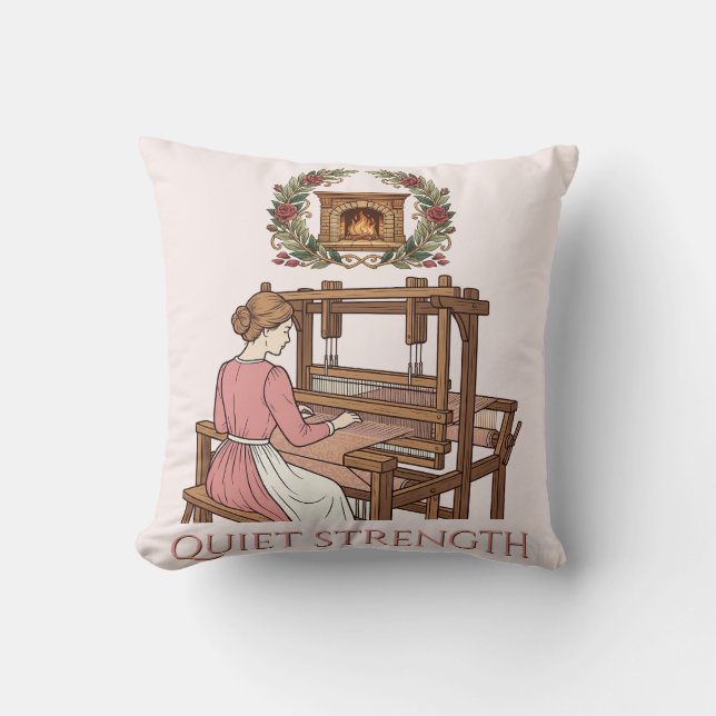 Timeless grace woven with tradition cushion (Front)