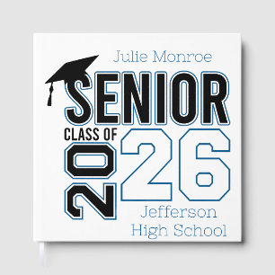 Timeless Graduation Guest Book Design with Photo