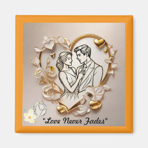 "Timeless Heart Love" Magnet