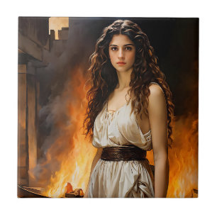 "Timeless Helen: Troy’s Catalyst" Tile